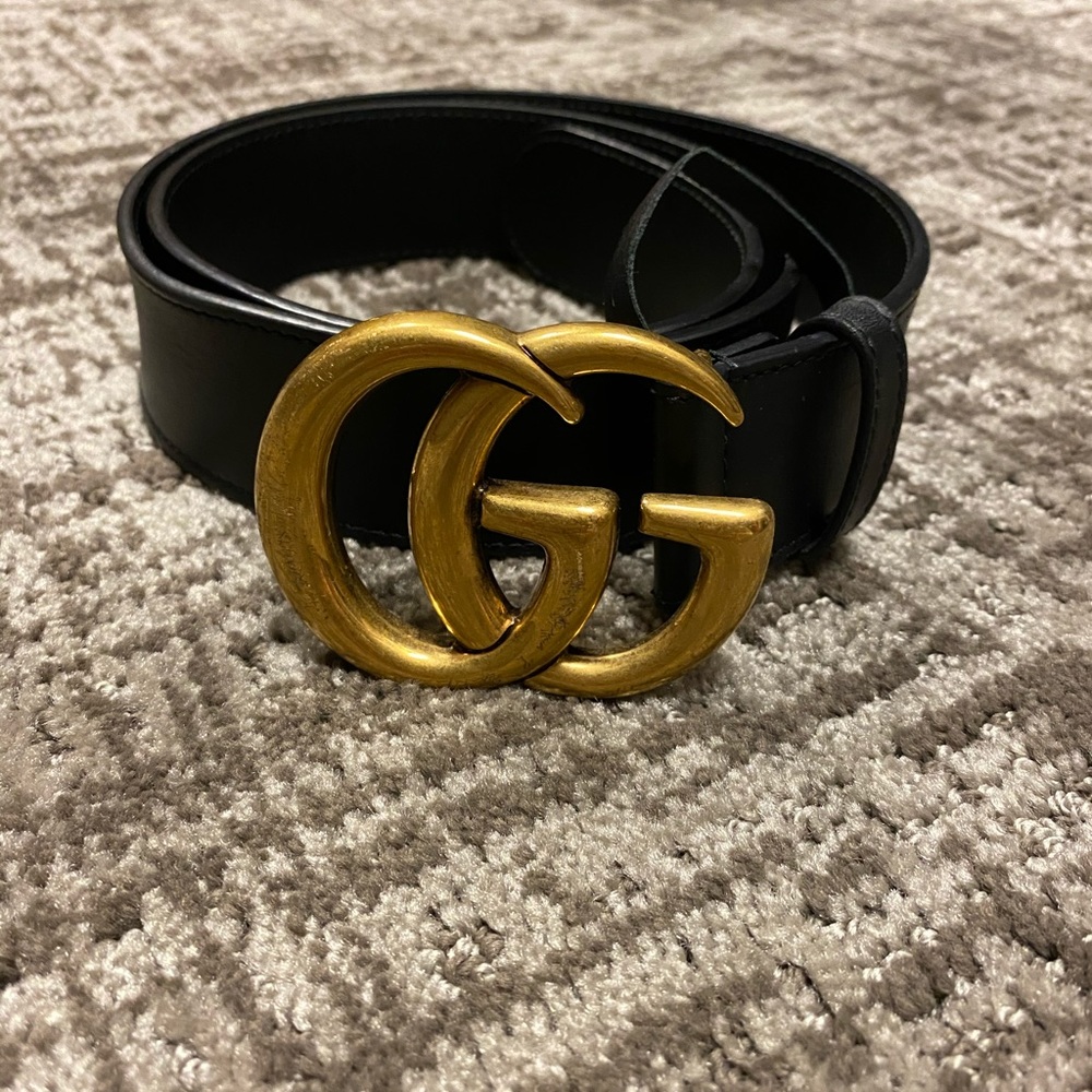 Gucci Women’s Leather GG Belt